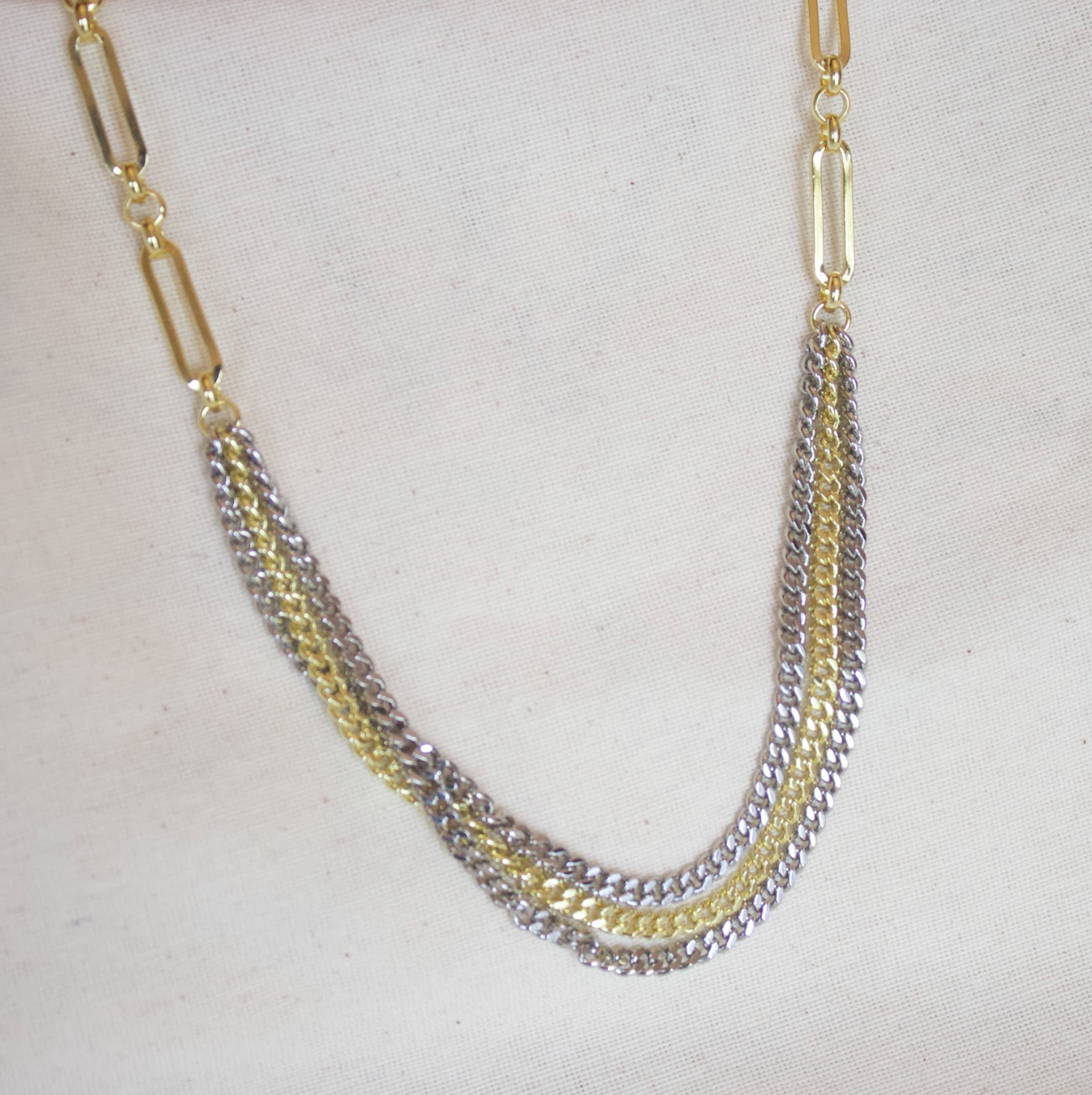 Collar mix cadena chunky