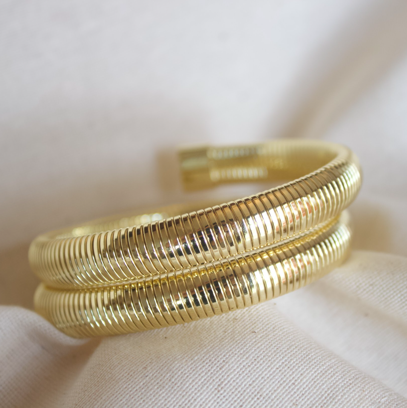 Pulsera chunky dorada