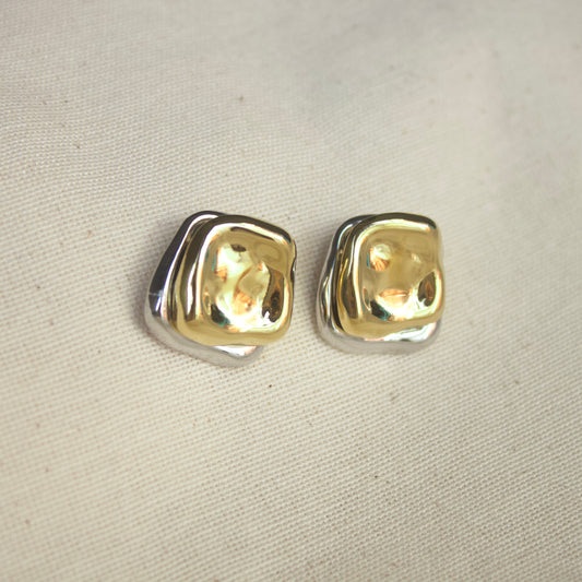 Stud cuadrado irregular mix