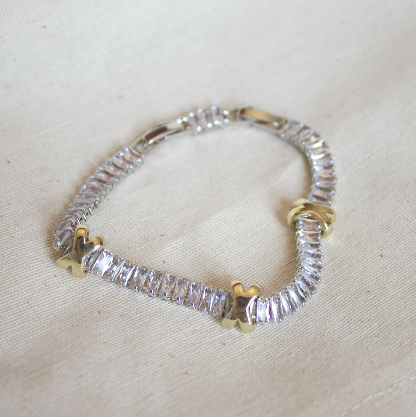 Pulsera circonia dije x