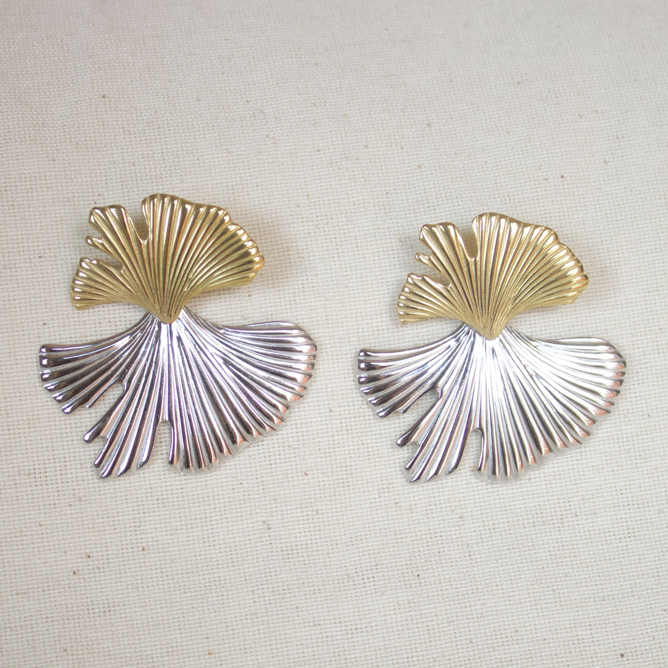 Aretes dos hojas mix