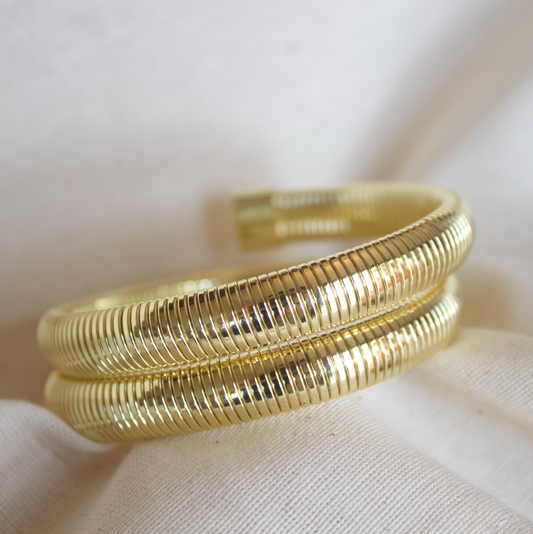 Pulsera chunky dorada