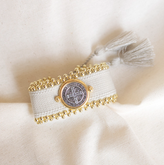 Pulsera San Benito tela