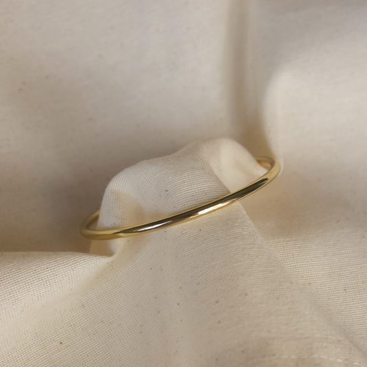 Brazalete liso dorado