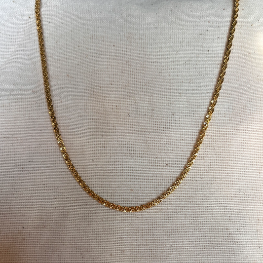 Collar básico dorado