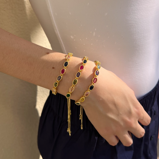 Pulsera piedras mix