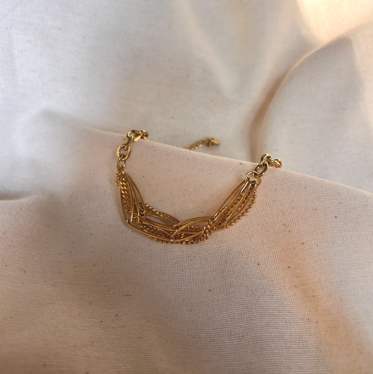 Pulsera chunky dorada